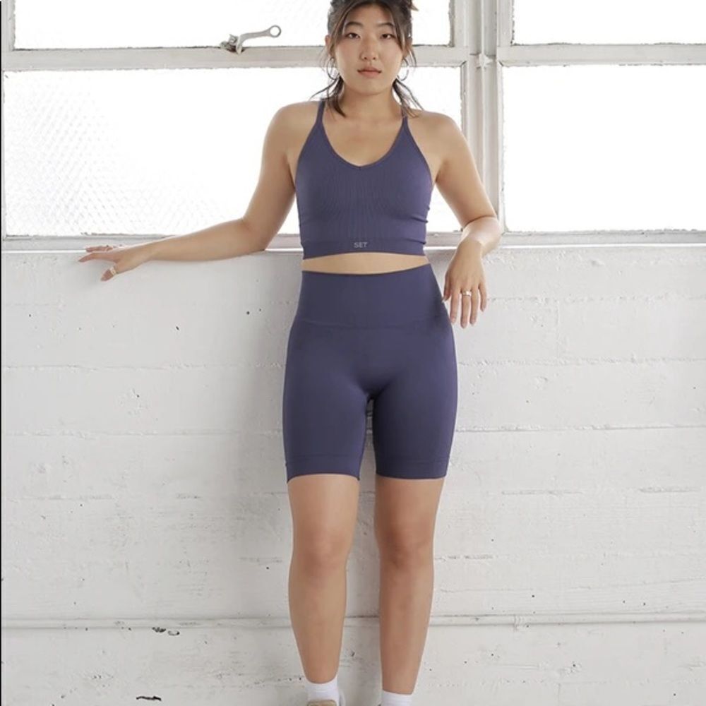 Set Active Bike Short In Midnight - image 3